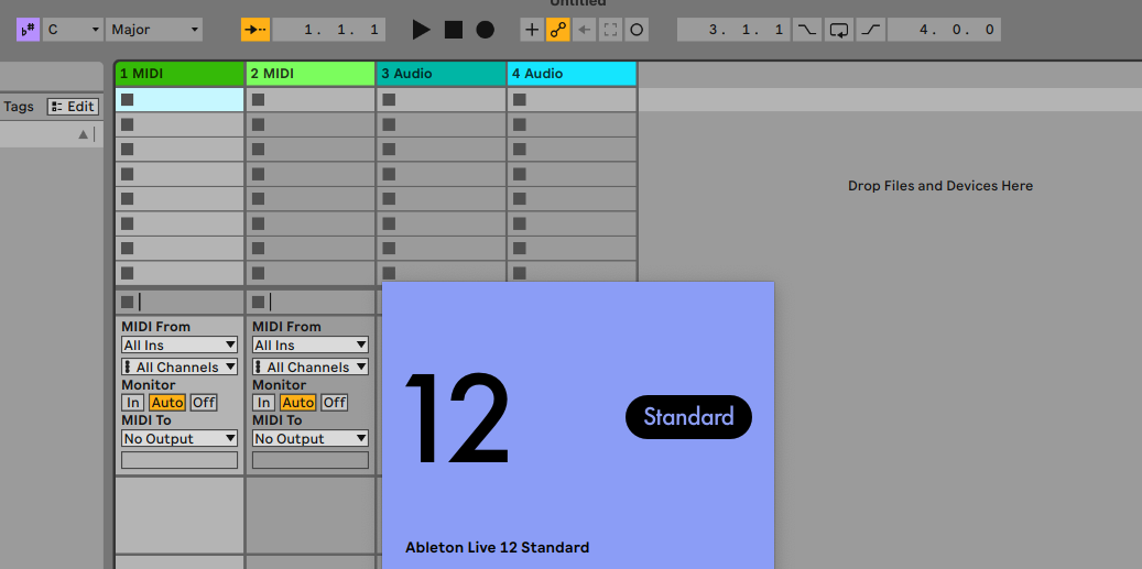 Ableton Ableton Live 12 Standard + Max for Live